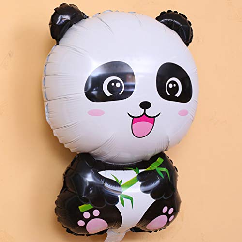 Gadpiparty 10Pcs Panda Star Party Balloon Decor Large Panda Aluminum Foil Balloons Set Jungle Animals Theme Birthday Baby Show Party Decorations For Babies Kids Adults #TOP4