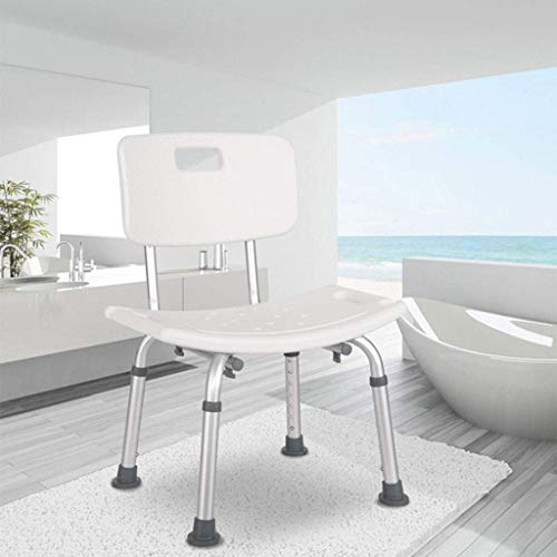 Tabouret de douche en aluminium antidérapant pour handicapés - 7
