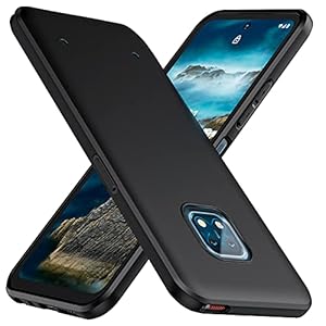 TesRank Nokia XR20 Hoesje, Zachte TPU Cover Mat [Anti-kras] [Anti-vingerafdruk] voor Nokia XR20-Zwart