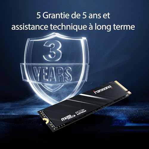 fanxiang SSD 512Go NVMe M.2 2280 SSD Interne PCIe Gen3 x 4 – vue 7