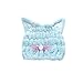 Produktbild Minkissy Katze Ohr Haare Handtuch Mikrofaser Wrap Turban Schnell Trocknend Bad Schnell Trocknend Saugfähigen Haar Trockenhaube Badzubehör für Mädchen Frauen Blau