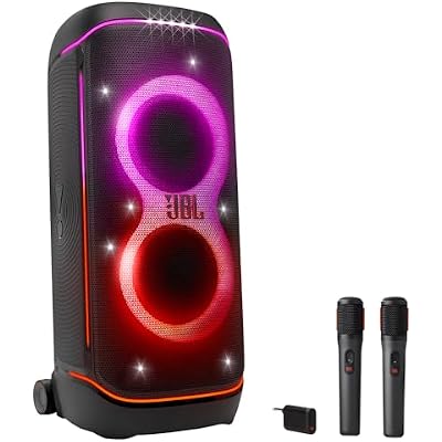 JBL PARTYBOX 720 Portable Speaker Karaoke Bundle with Wireless Microphone System