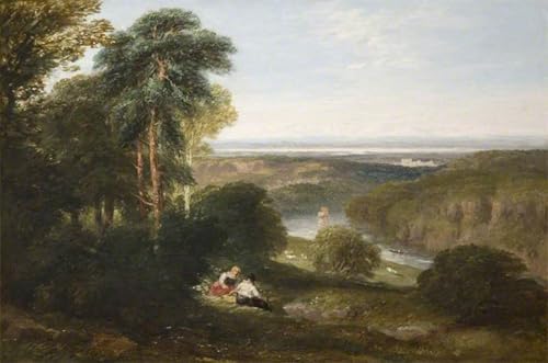 Lienzo arte pintura imagen il fiume Wyndcliffe Wye decorativos salones 60x90