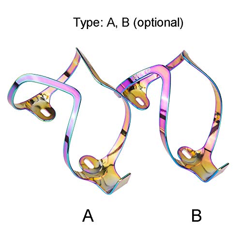 DECDEAL Liga de alumínio bicicleta ciclismo bebida titular chapeamento gradiente cor bicicleta supor