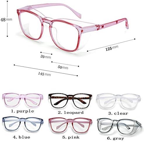 Miniatura 4 de Gafas protectoras de seguridad, lentes claros a prueba de empañamientorayones, para hombre, marco transparente