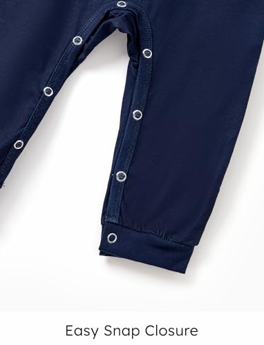 PATPAT Conjunto de pijamas de Natal combinando para a família, manga comprida, estampa clássica, com