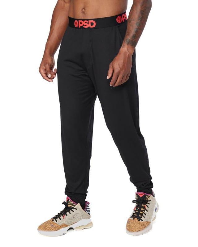 PSD Men's Lounge Pant - Soft Lightweight and Comfortable Tapered Leg Lounge Pant for Men2