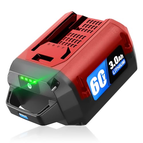 CPY 3.0Ah 60V Battery Replacement for Toro 60V Battery Tools Compatible with Toro 60V Cordless Power Tools 60V Lithium Battery 88620 88675 L108 L324 L135