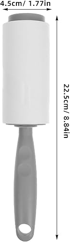 Miniatura 2 de Angoily Rodillo de pelusa con tubo secreto oculto 2 en 1, reutilizable, adhesivo para eliminar pelusas de mascotas, recogedor de polvo de viaje,