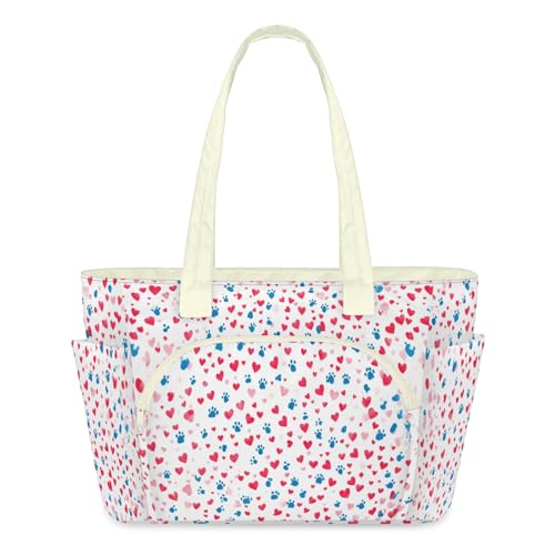 Sacoche grande taille femme zippée et sac fourre-tout léger à motif