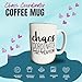 Cute Funny Coffee Mug for Women - Chaos Coordinator Fueled By Caffeine - Unique Fun Gifts for Her, Mom, Sister, Teacher, Coworkers - Handmade Coffee Cups & Mugs with Quotes