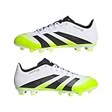 adidas Unisex Predator Club Firm Ground/Multi Ground Football Boots, Cloud White/Core Black/Lucid Lemon, 9 UK - Image 8