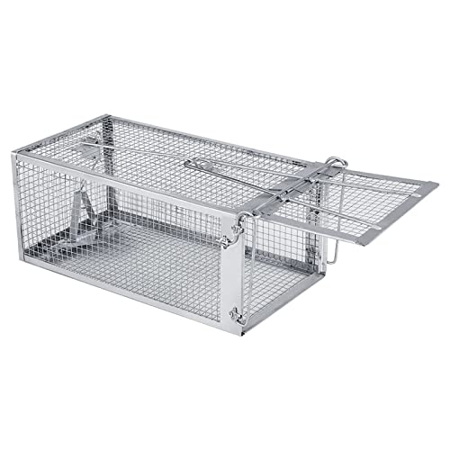 Haofy Rattenfalle Käfigfalle Kleines Lebendes Tier Nagetier Maus Kontrolle Köderfang