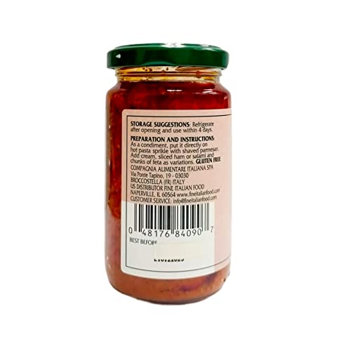 Mantova Sundried Tomato Spread Paste 6.5 oz (Pack of 4). The bright flavor of tomatoes intensifies when they are sliced and spread out to slowly dry. It’s great on pasta in a variety of ways.