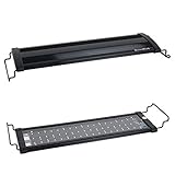 Fijación: Tapa WANGYAN1886-Aquarium Light luz del Acuario 120-145 CM Acuario Luz Fish Tank Epistar SMD Led Lámpara de luz 2 Modo Blanco + Azul Acuario Marino Led Luces del Tanque de Peces (Color : LED 800)