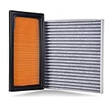 Engine & Cabin Air Filter Set for Nissan 1.6L L4-Versa (2014-2019), Versa Note (2014-2020), Micra