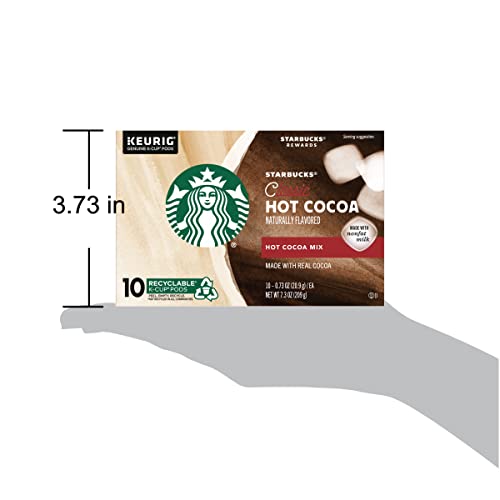 Starbucks Classic Hot Cocoa K-Cup Pods, Made With Real Cocoa & Nonfat Milk, K-Cup Pods For Keurig Brewing System thumb #7