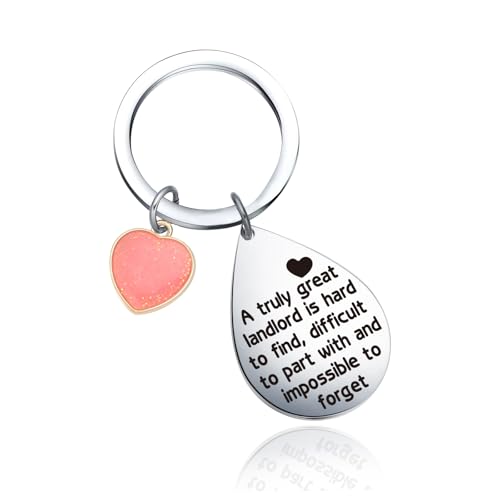 UIEOA Landlord Appreciation Gifts Landlord Jewelry Landlord Moving Away Keychain BFF Gifts Landlord...