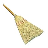 HUB CITY INDUSTRIES 1-LC Lobby 100% Corn Broom, 15/16' x 30' Handle