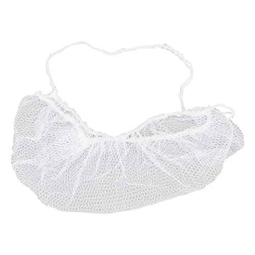 Disposable Beard Covers Protector, 100 Pieces Disposable Nylon Honeycomb Beard Protector Nets, Disposable Bouffant Beard Net and Elastic Breathable Latex Beard Protector Nets by Zhjvihx - Used condition - CA$16.08