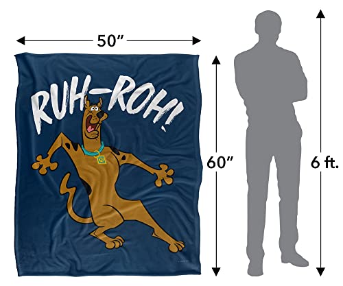 SCOOBY DOO! Optimalweiche Kuscheldecke von Silky Touch, 152 x 127 cm