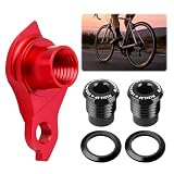 MOFXWHE Cambio universale di ricambio per SRAM UDH, gancio finale CNC in lega di magnesio, adatto per bici elettriche e mountain bike e trasmissione standard SRAM (rosso)
