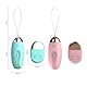 Eiervibrator Rosa Mini Vibrator für Frauen Vibro Ei10 Vibrationsarten Vibratoren Frauen Leise Vibrator Ferngesteuert ABS Silikon Wasserdicht Länge 7.9 cm ⌀3.3 cm egg Fernbedienung FOPS M72
