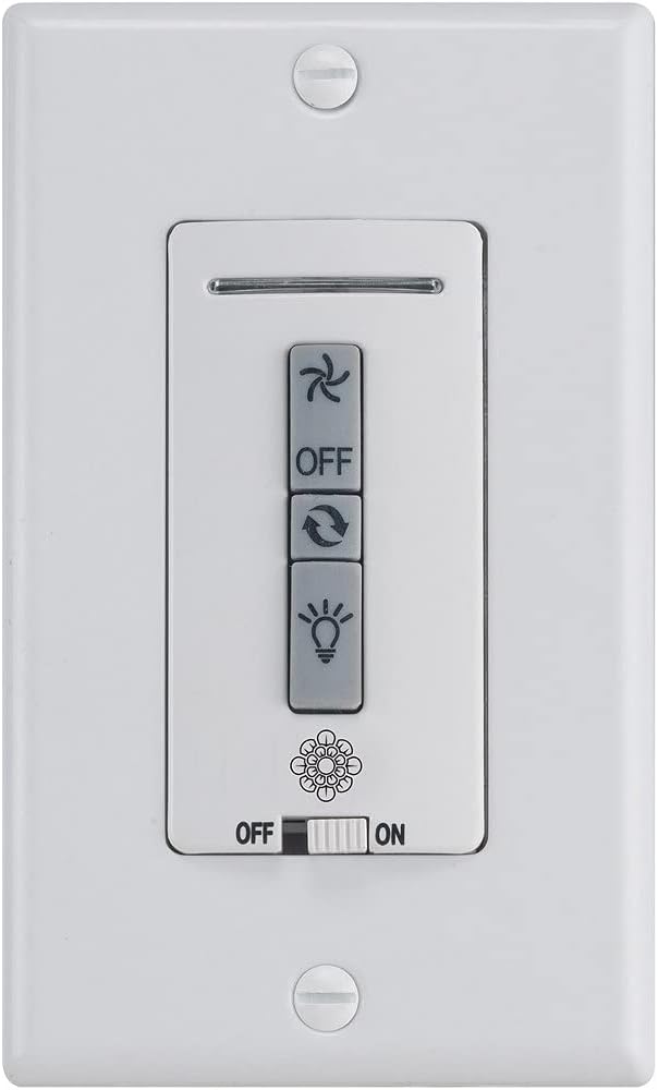Monte Carlo Fans ESSWC-10 Accessory - Wall Control, White Finish