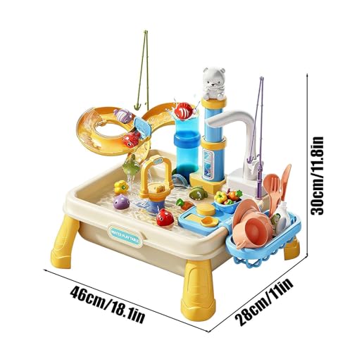 Table d'eau pour jeu sensoriel idéale dans le jardin et la terrasse