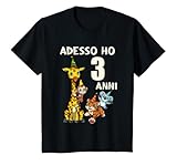 3 Anni Maglietta Animale - 3 Compleanno