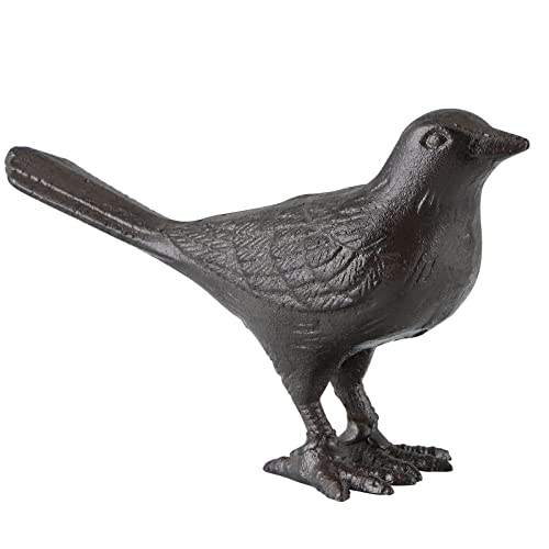 Figura Decorativa Pájaro de Hierro Fundido 7.68x2.83x4.53 in