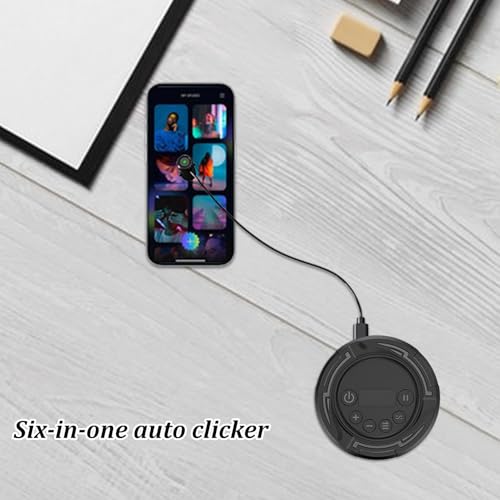 Dispositivo de clicker automático, herramienta de escritura rápida, velocidad ajustable, clicker de teléfono, para juegos móviles, recompensas, aplicaciones, pruebas, streaming en vivo, tableta - imagen 7
