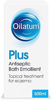 Oilatum Plus Antiseptic Emollient Bath Additive for Eczema and Dry Skin Conditions 500ml