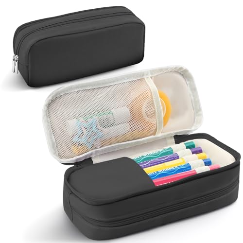 Astuccio Per Matite Di Grande Capacità, Astuccio Porta Pennarelli, Organizer Da Scrivania, Organizer Per Cancelleria, Per Forniture Scolastiche, Ufficio, Viaggi, Ufficio, Università