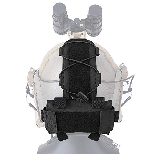 Pochette Casque Tactique KRYDEX MK1 Équilibrage Parfait pour Boîtier Batterie NVG et Contrepoids