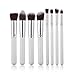 Produktbild 8 Stücke Make-Up Pinsel Set Hübsche Frauen Professionelle Kosmetik Kit mit Foundation Pinsel Puderpinsel Pinsel für Augen Schönheit Werkzeug - Weiß
