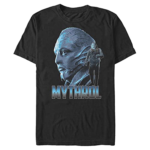 T-shirt Star Wars Mandalorian noir grande taille 4XL manches courtes