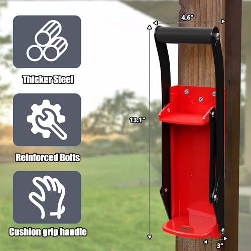 KANBOL 16oz 12oz Metal Can Crusher,Aluminum Can crusher,Heavy Duty Can Smasher Wall Mounted-R2
