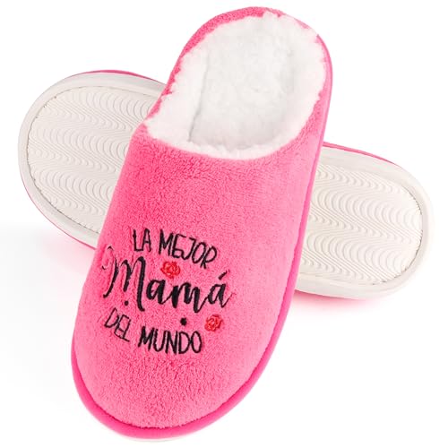 Rebundex Mamá Zapatillas Casa Regalos para Madres Navidad Regalo Madre Cumpleaños Regalo para Madre Primeriza Regalo Mama Boda Ideas Regalos para Madres Regalos para Mama Originales Dia De La Madre
