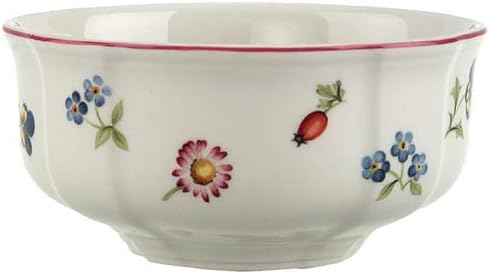 Villeroy & Boch Petite Fleur Individual Bowl, 12 cm, Premium Porcelain, White/Colourful