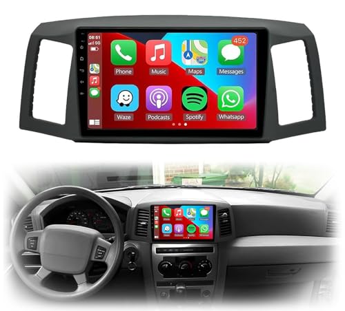【Navigazione GPS WiFi e funzione Bluetooth】L'autoradio è dotata di Wi-Fi e GPS integrati, supporta mappe online come Google Maps, Waze e Here Maps, condivide gli hotspot tramite il telefono e può anche scaricare mappe offline dall'app store. Il Bluetooth integrato supporta la ricezione e l'effettuazione di chiamate in vivavoce, nonché la riproduzione intelligente di musica. Queste funzionalità rendono la guida più semplice e piacevole.