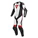 Produktbild Dainese Lederkombi Laguna Seca 4 2Pcs, schwarz-matt/weiß/fluo-rot, Größe 48