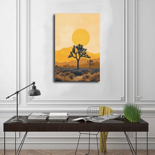Art mural sur toile pour chambre et salon : créez une ambiance Joshua Tree
