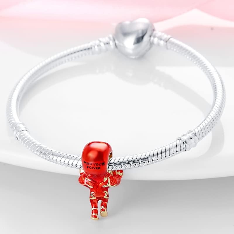 LIGHTDOG Alliance Charm fits Pandora Europe Bracelets,925 Sterling Silver Dangle Pendant Bead,Mother's Day Gift Jewelry Beads for Women Bracelet&Necklace - Image 2