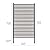Twira Outdoor Privacy Screen 35" x 59", Privacy Fence Screen for Outside, Trash Can Metal Privacy Panels, 3FT x 5FT Decorative Pipes and Slats Divider Fence Privacy for Backyard Patio Garden Brown