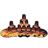 Speed Stacks Competitor - Black Flame | 12 Cups, Holding stem with GX Timer and Mat | Sport Stacking
