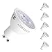 LE Pack of 5 Units 6.5W Dimmable MR16 GU10 LED Bulbs, 50W Halogen Bulbs Equivalent, UL Listed, 370lm, 25° Beam Angle, Daylight White, 6000K, Track Lighting, Spotlight, LED Light Bulbs