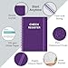 Check Registers for Personal Checkbook - A5 Checkbook Register for Personal Checkbook, Expense Ledger Book for Personal and Small Business, Purple
