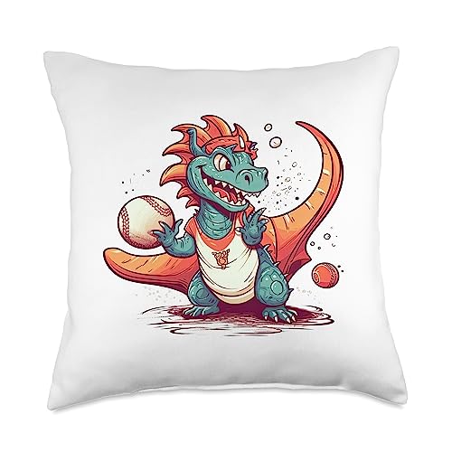 Dragon Catcher Play Ball & Mythical Dragon Throw Pillow