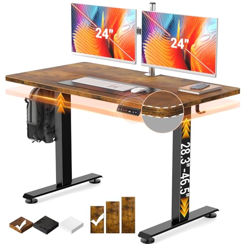 Veken 47.2' Standing Desk, Adjustable Height...
